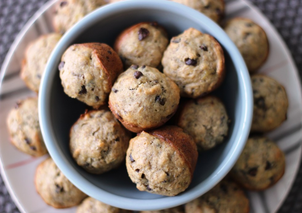 Maple banana flax whole wheat muffins