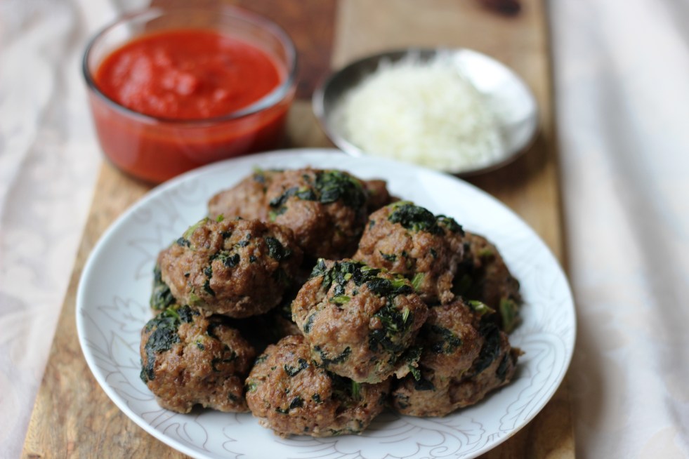 Italian kale meatballs
